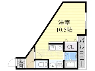 フェイム瀬田【2階】の間取り