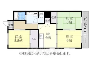 メリーメリーB【2階】の間取り