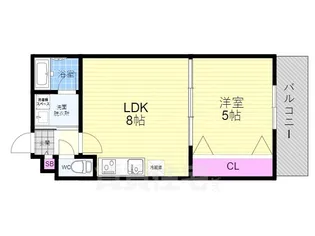 サクシード丹波橋西【2階】の間取り