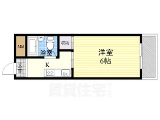 グレイスフル第3東三国【3階】の間取り