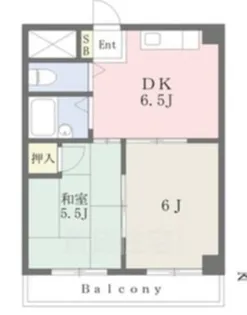 ロイヤルハイツ橿原2【201号室】の間取り