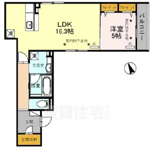 甲子園廣和レジデンス【3階】の間取り