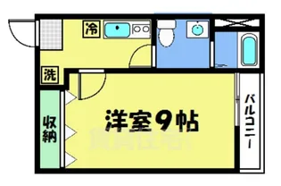 フラッティ堀川下立売【3階】の間取り