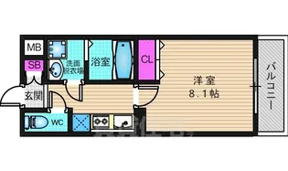 アドバンス京都アリビオ【5階】の間取り