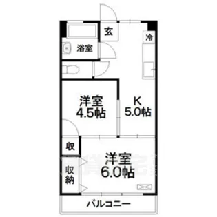 カヤノビル【3階】の間取り