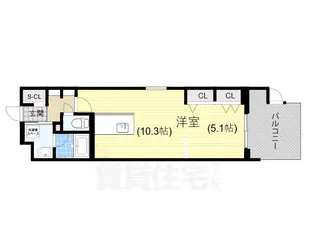 estageo太子橋【1階】の間取り