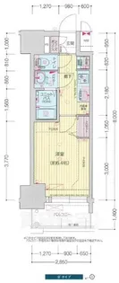 プレサンス新栄アーバンフロー【2階】の間取り