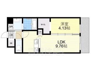 BRIS西宮【2階】の間取り