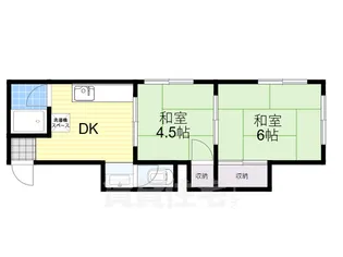 長居グリーンハイツ【3階】の間取り