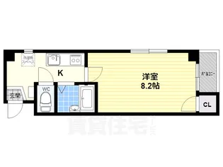 リバリー朱雀【301号室】の間取り