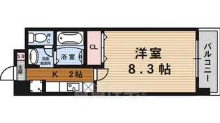 ハウスセゾン四条通【3階】の間取り