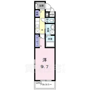 マイライフフォート【2階】の間取り
