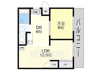 藤原マンション大井【3階】の間取り