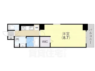 グランビスタ新神戸【6階】の間取り