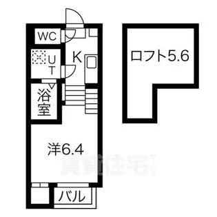 Eternal Court TSURUMAI【1階】の間取り