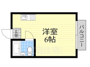 ラパンジール阿倍野【3階】の間取り