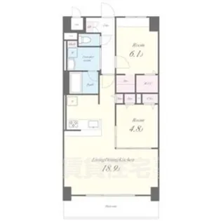 レヴィスタ名東【9階】の間取り