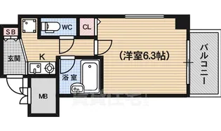 ベラジオ四条堀川【2階】の間取り