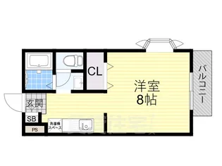 アリープガーデンC棟【2階】の間取り