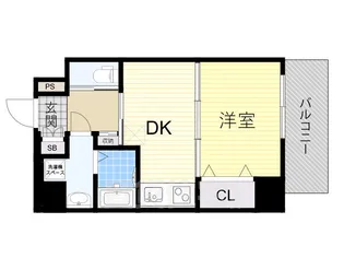 アーバンパーク住之江公園Ⅱ【6階】の間取り