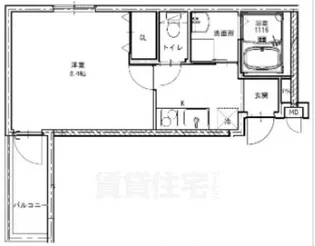 フジパレス西宮北口6番館【2階】の間取り