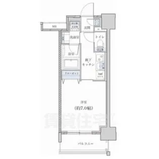レジデンス東別院スクエア(旧ヴィークブライト名古屋東別院)【13階】の間取り