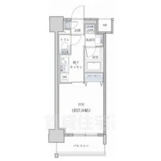 レジデンス東別院スクエア(旧ヴィークブライト名古屋東別院)【9階】の間取り