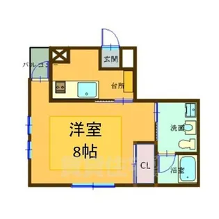 NOVEL KUROKAWA【203号室】の間取り