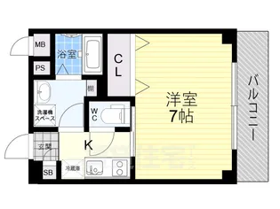 メゾンシンテイ3【1階】の間取り