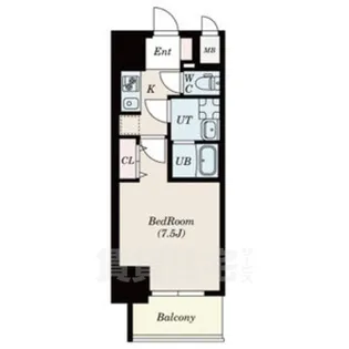 S-RESIDENCE上飯田駅前 【7階】の間取り