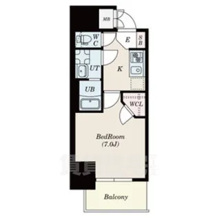 S-RESIDENCE堀田North【15階】の間取り