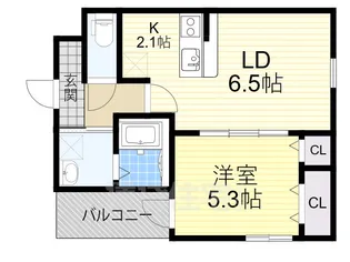 アイ・パレス1番館【1階】の間取り