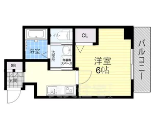 レーヴメゾン尼崎大物【2階】の間取り