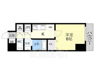 CITY SPIRE平野【8階】の間取り