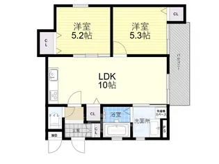 ebisugarden【3階】の間取り