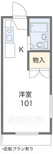 レオパレスダカーポ【1階】の間取り