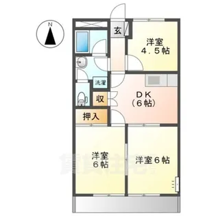 エルシャトー【1階】の間取り