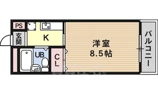 グレイスフル山本【1階】の間取り