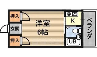 さつきマンション【2階】の間取り