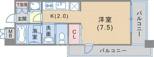 アーバネックス神戸駅前【4階】の間取り