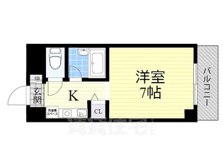 萱野ビル【908号室】の間取り