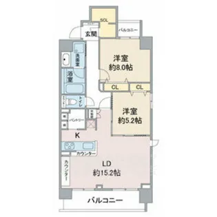 RAXA覚王山【4階】の間取り