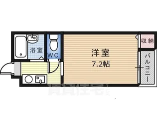 ミドゥスジ堺2【3階】の間取り