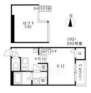 ユグドラシル高畑【2階】の間取り