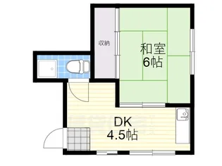 桜ノ宮ハイツ【3階】の間取り