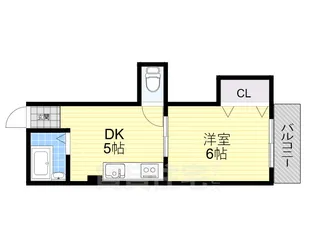 レジデンス石田【2階】の間取り