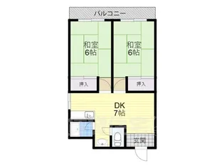 第1八幸マンション【3階】の間取り