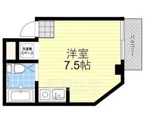 シティパレス富雄南【4階】の間取り