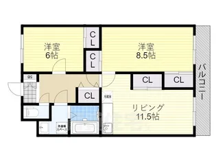 VillaFelice【2階】の間取り