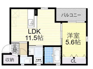 ルシアコート柳川【2階】の間取り